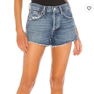 Agolde Parker Vintage Cutoff Jean Shorts - “Lowkey” Wash